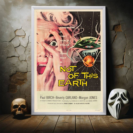 "Not Of This Earth" (1957) Framed Movie Poster
