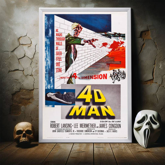 "4D Man" (1959) Framed Movie Poster