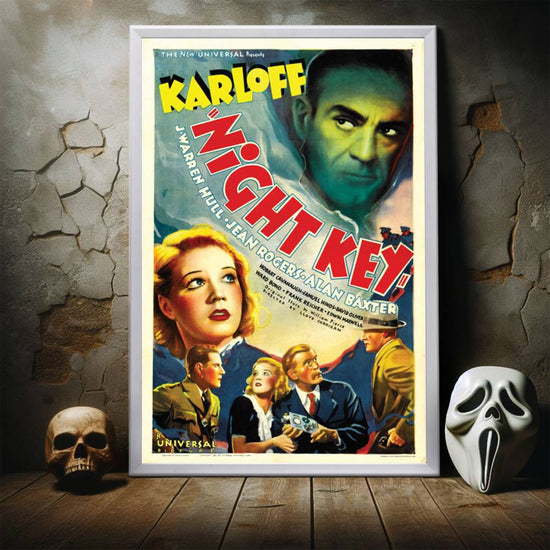 "Night Key" (1937) Framed Movie Poster