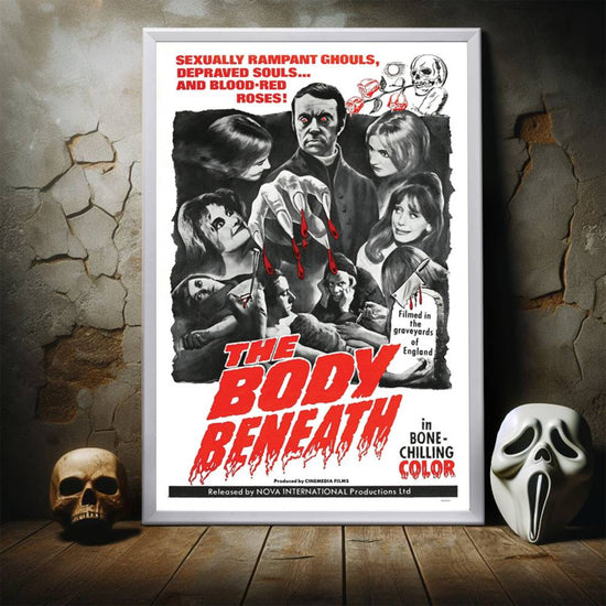 "Body Beneath" (1970) Framed Movie Poster