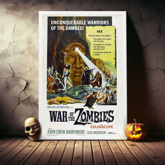 "War Of The Zombies" (1964) Framed Movie Poster