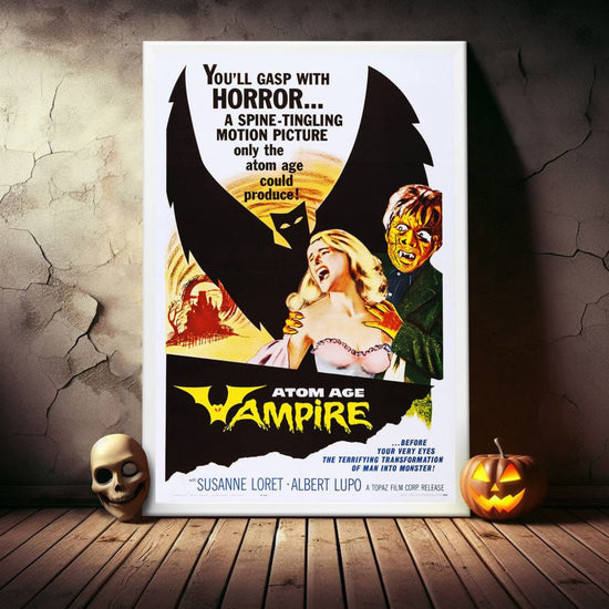 "Atom Age Vampire" (1960) Framed Movie Poster