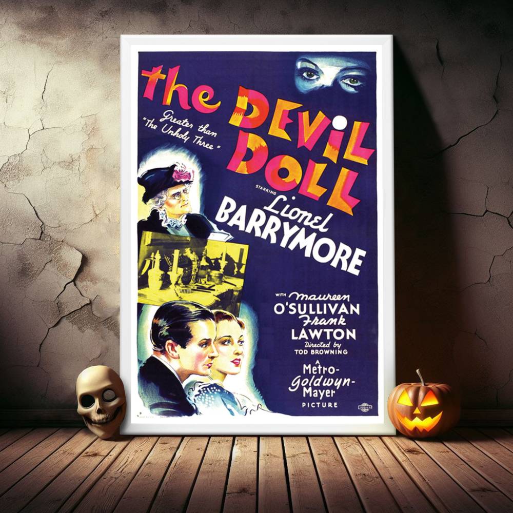 "Devil Doll" (1936) Framed Movie Poster