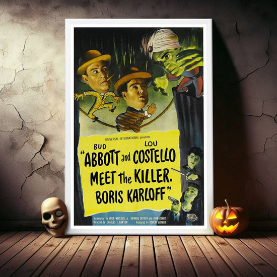 "Abbott and Costello Meet The Killer" (1949) Framed Movie Poster