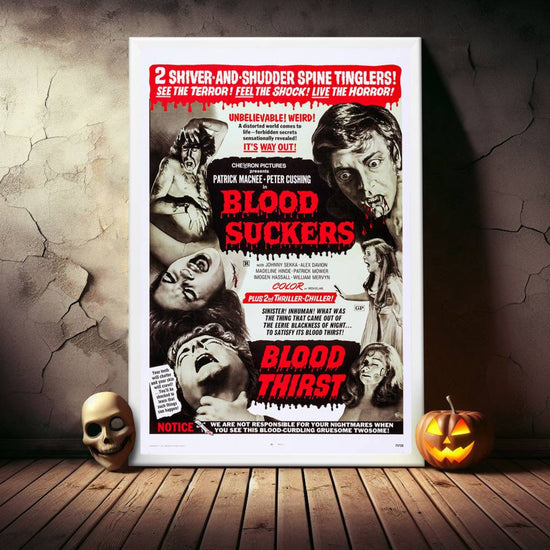 "Blood Suckers" (1971) Framed Movie Poster