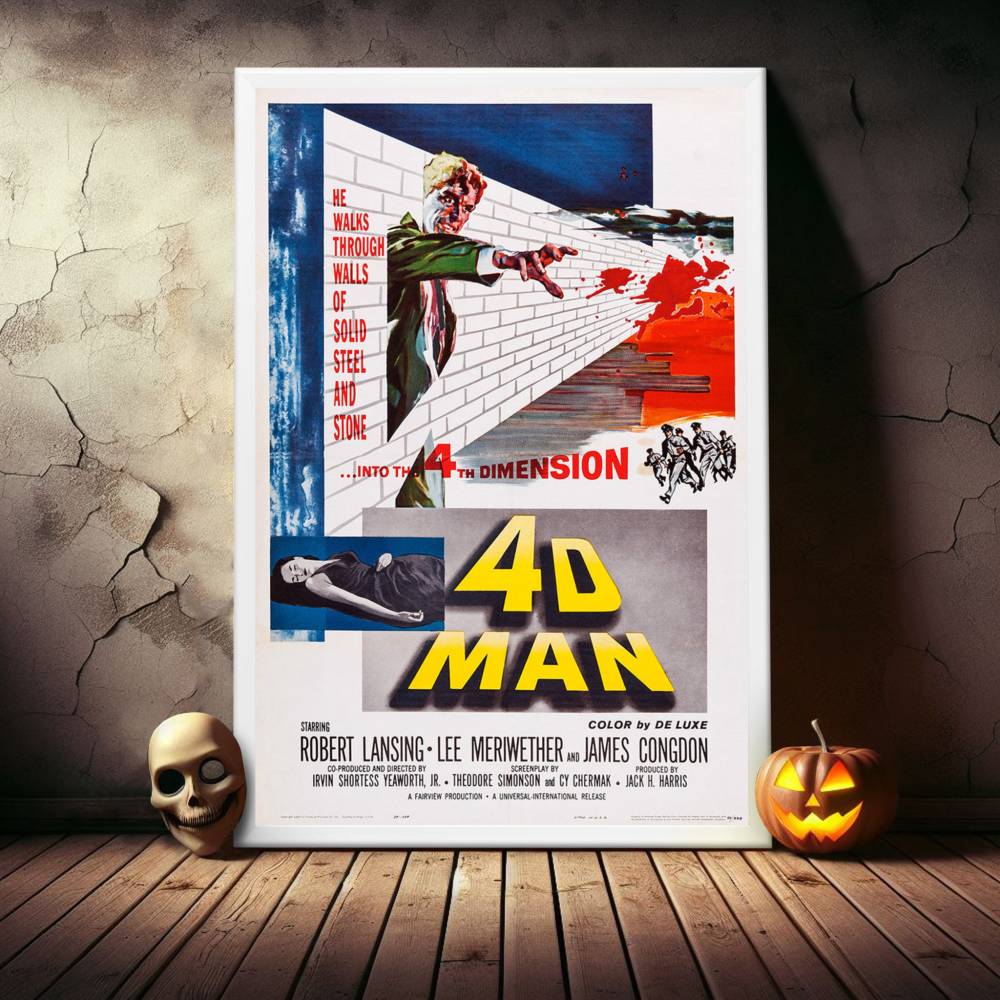 "4D Man" (1959) Framed Movie Poster