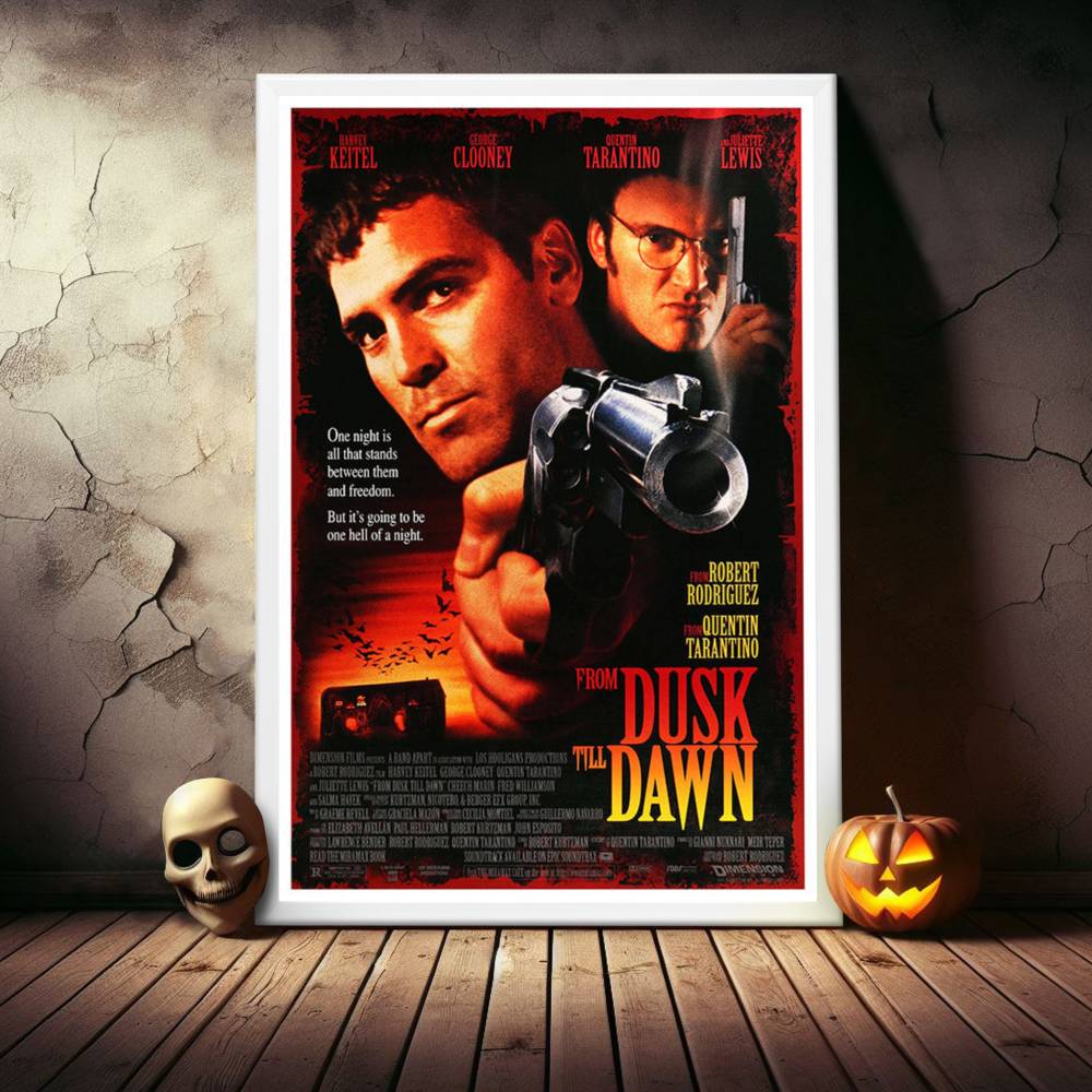 "From Dusk Till Dawn" (1995) Framed Movie Poster