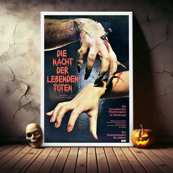 "Night Of The Living Dead" (1968) Framed Movie Poster