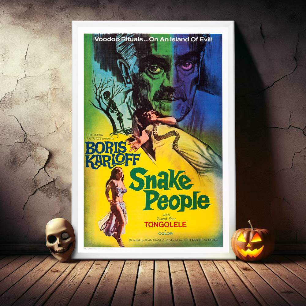 "Snake People" (1971) Framed Movie Poster