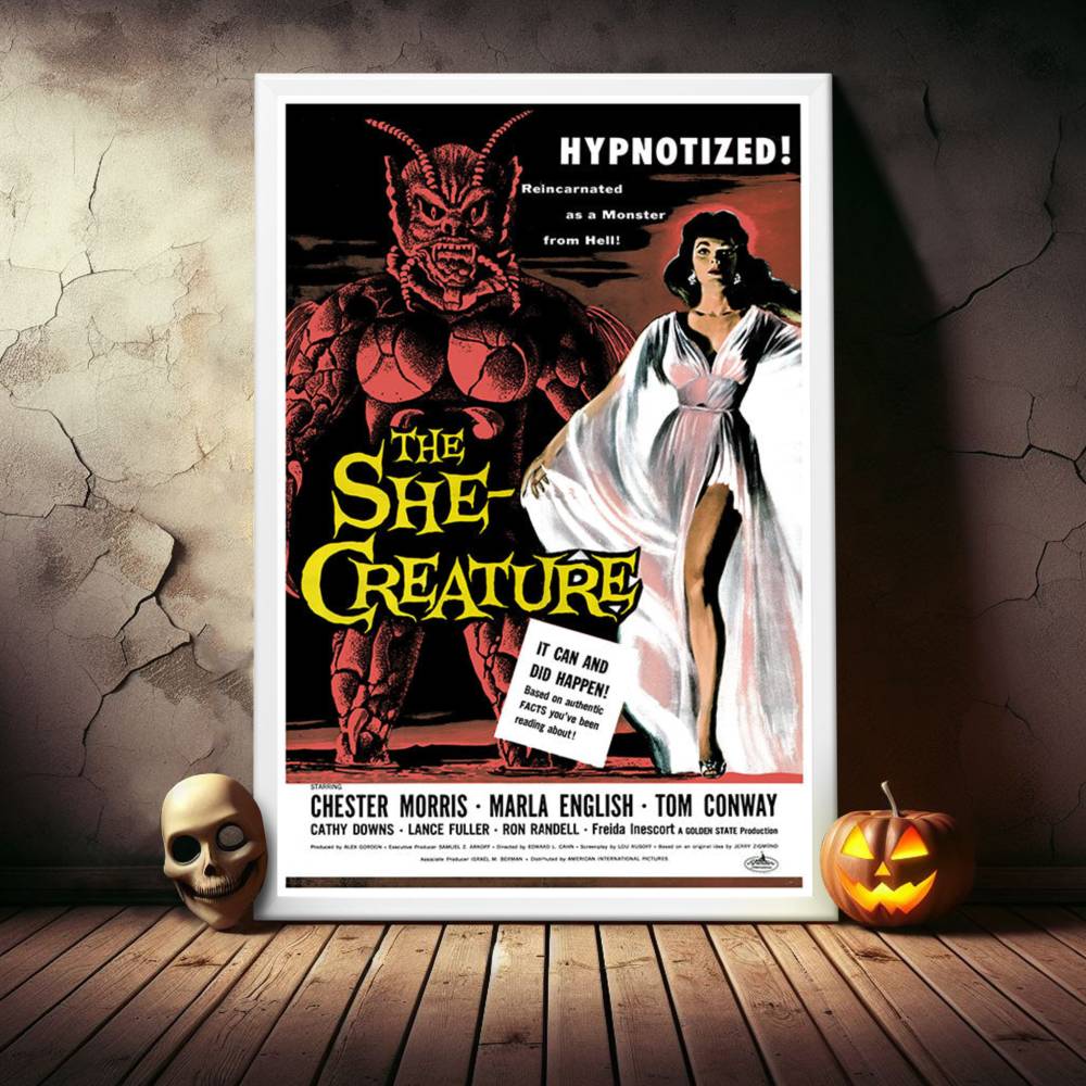 "She Creature" (1956) Framed Movie Poster