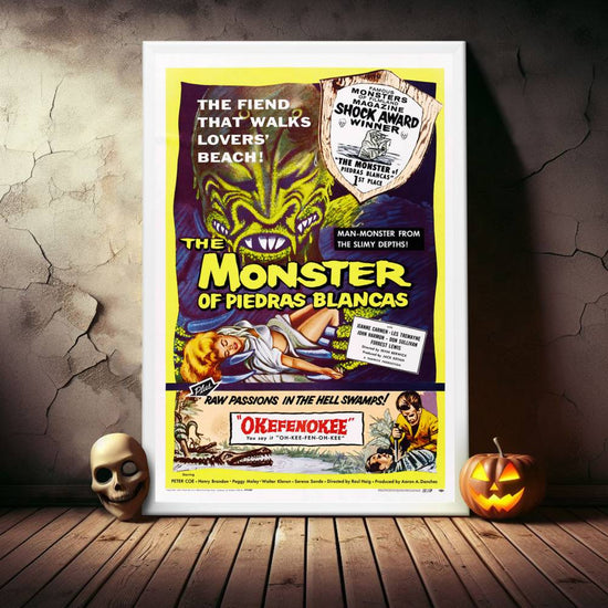 "Monster Of Piedras Blancas" (1959) Framed Movie Poster
