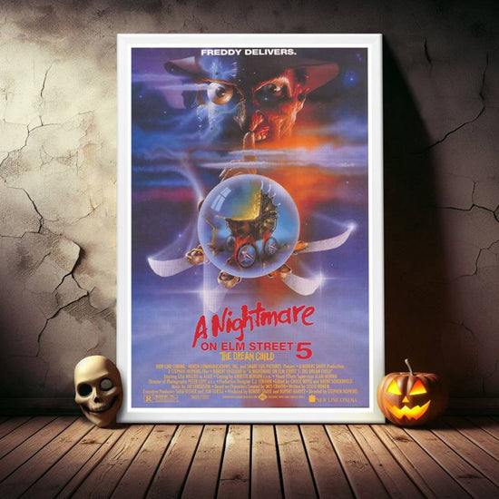 "Nightmare on Elm Street 5: The Dream Child" (1989) Framed Movie Poster