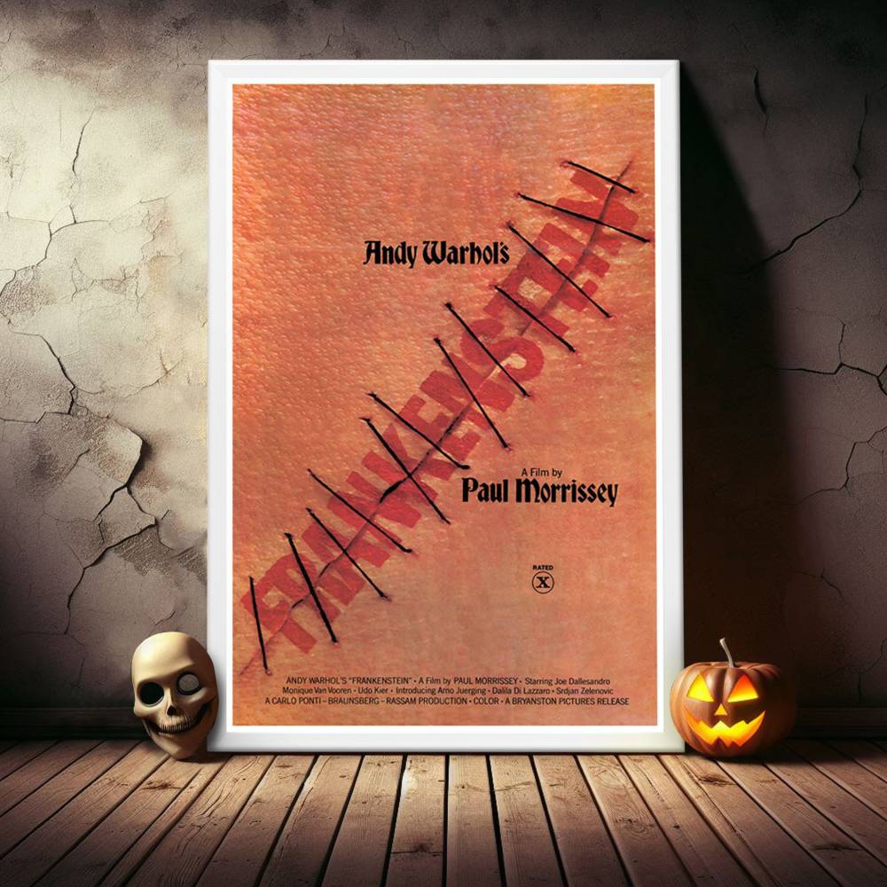 "Andy Warhol's Frankenstein" (1977) Framed Movie Poster