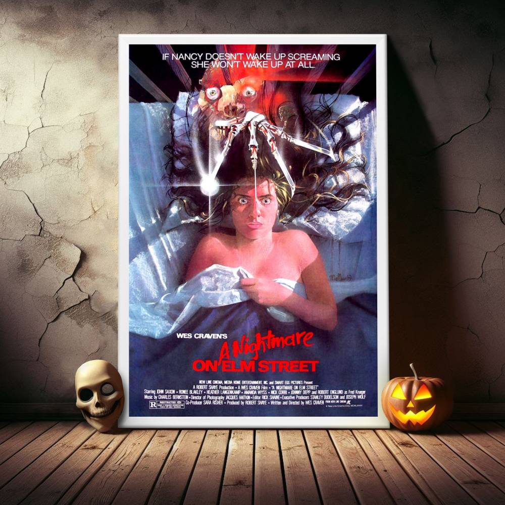 "Nightmare on Elm Street" (1984) Framed Movie Poster