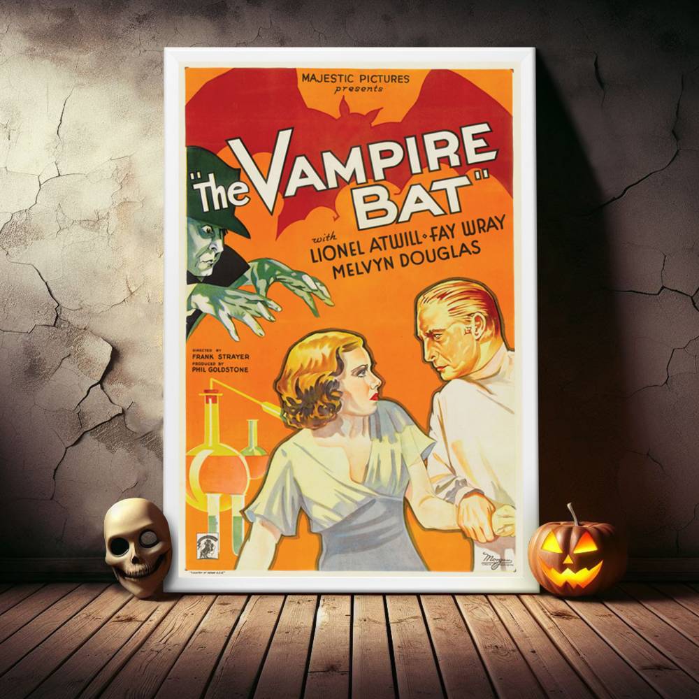 "Vampire Bat" (1933) Framed Movie Poster