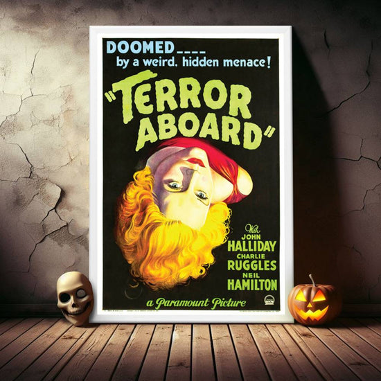 "Terror Aboard" (1933) Framed Movie Poster