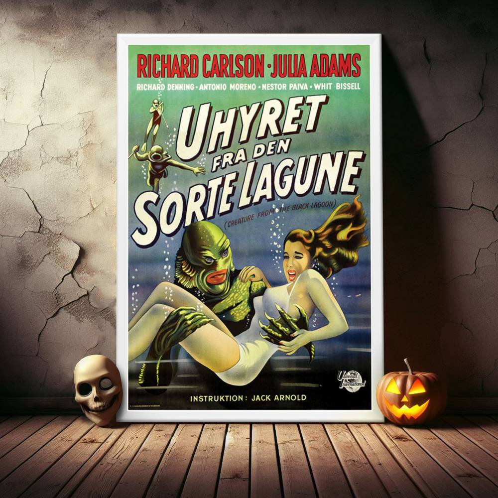 "Creature From The Black Lagoon" (1954) Framed Movie Poster