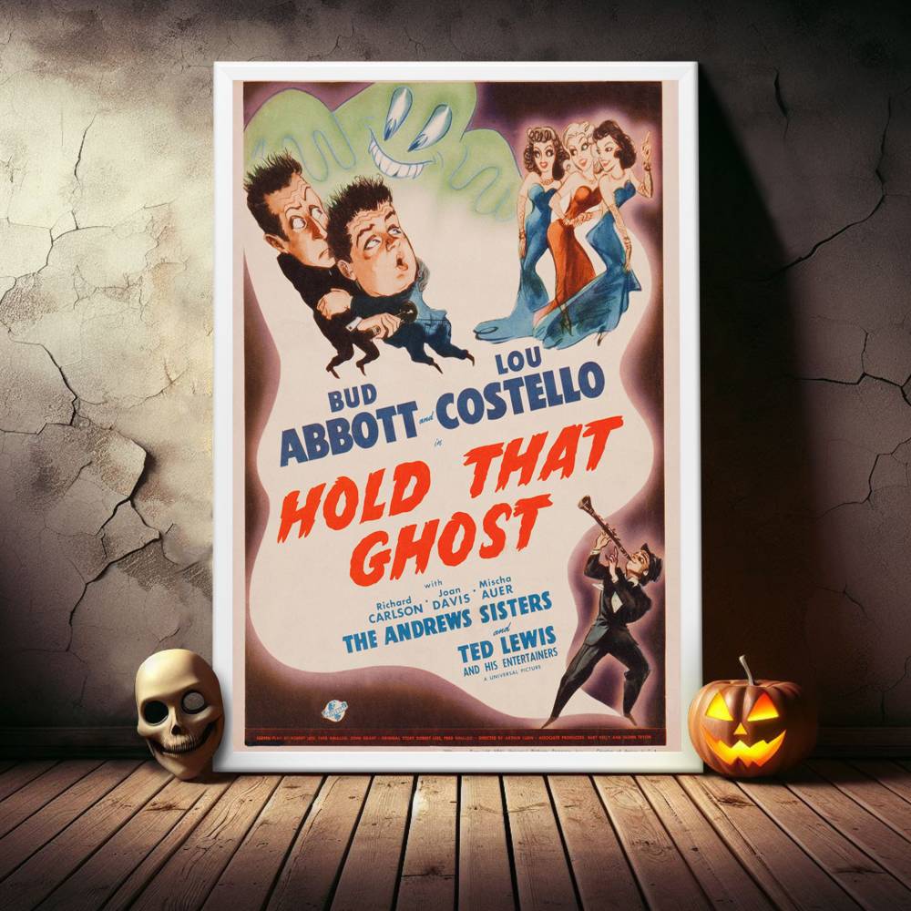 "Hold That Ghost" (1941) Framed Movie Poster