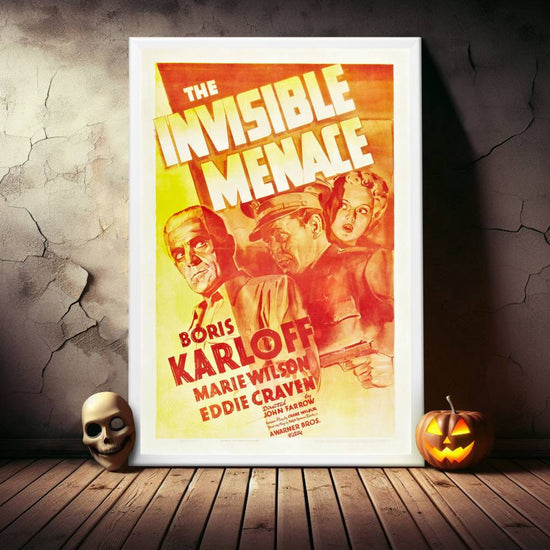 "Invisible Menace" (1938) Framed Movie Poster