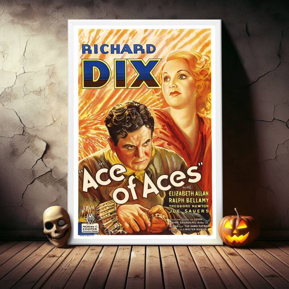 "Ace Of Aces" (1933) Framed Movie Poster