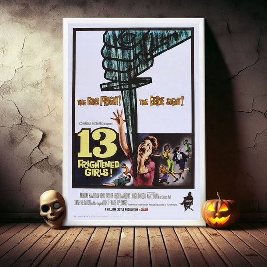 "13 Frightened Girls!" (1963) Framed Movie Poster
