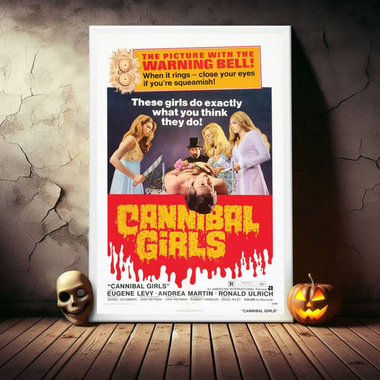 "Cannibal Girls" (1973) Framed Movie Poster