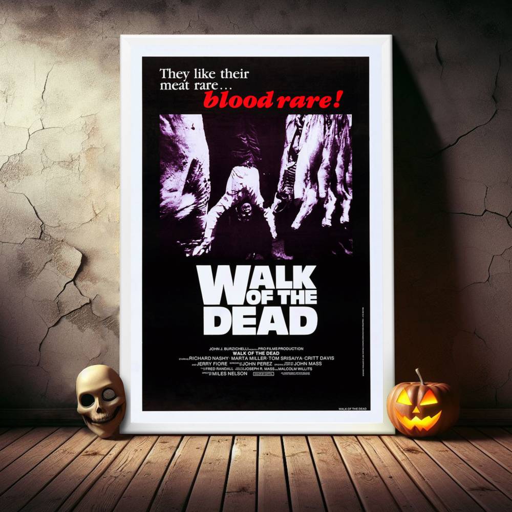 "Walk Of The Dead" (1973) Framed Movie Poster