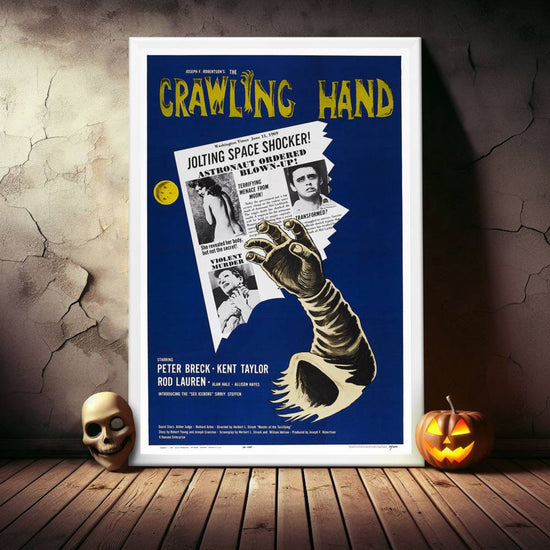 "Crawling Hand" (1963) Framed Movie Poster