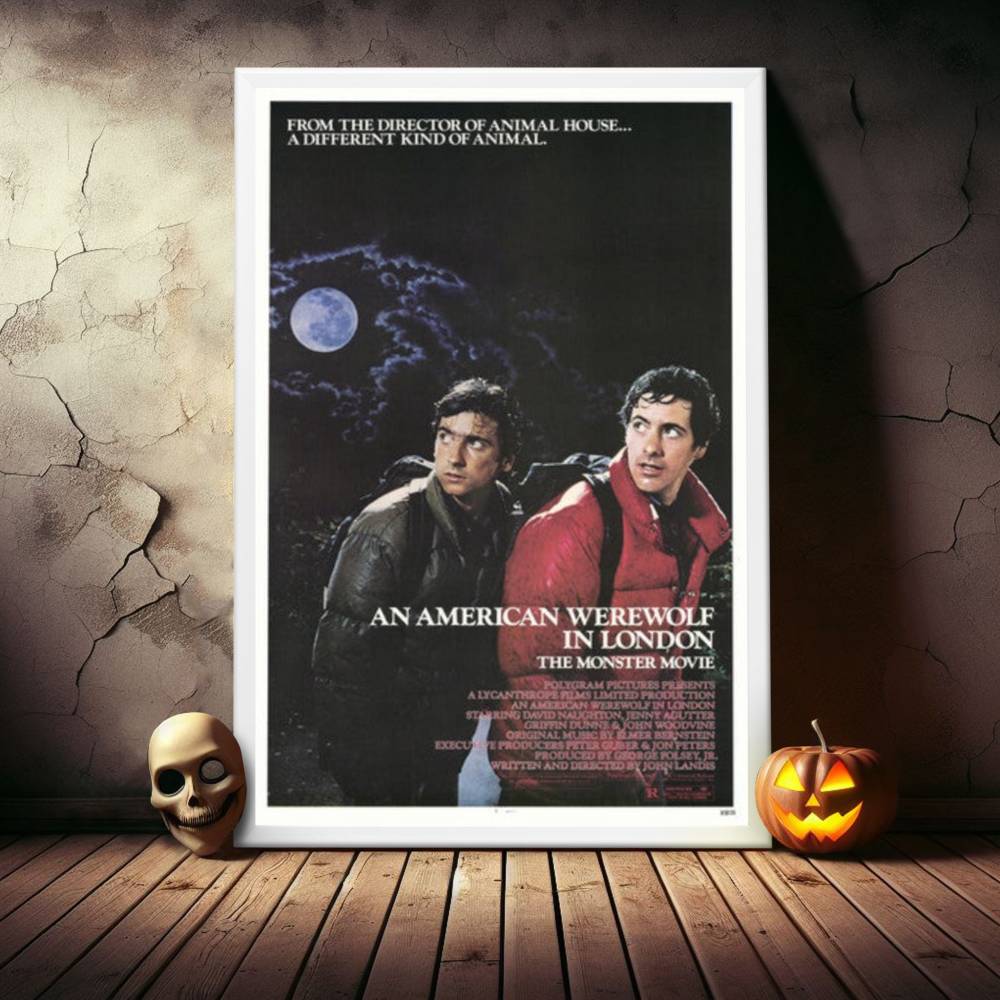 "American Werewolf in London" (1981) Framed Movie Poster