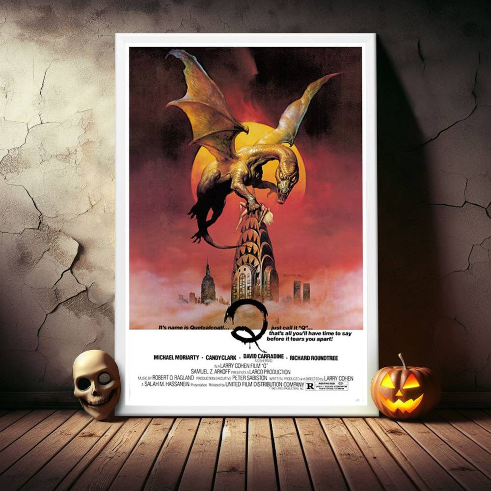 "Winged Serpent" (1983) Framed Movie Poster