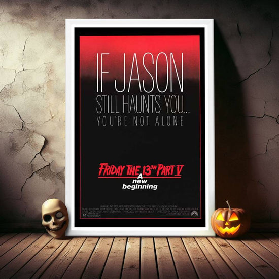 "Friday the 13th Part V: A New Beginning" (1985) Framed Movie Poster