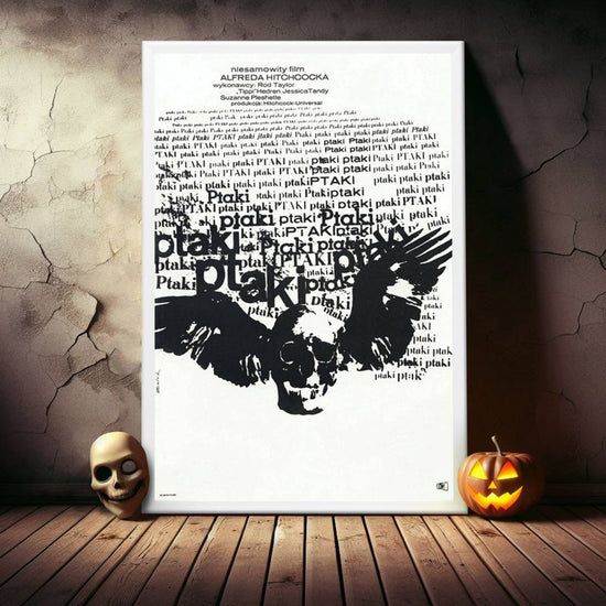 "Birds" (1963) Framed Movie Poster