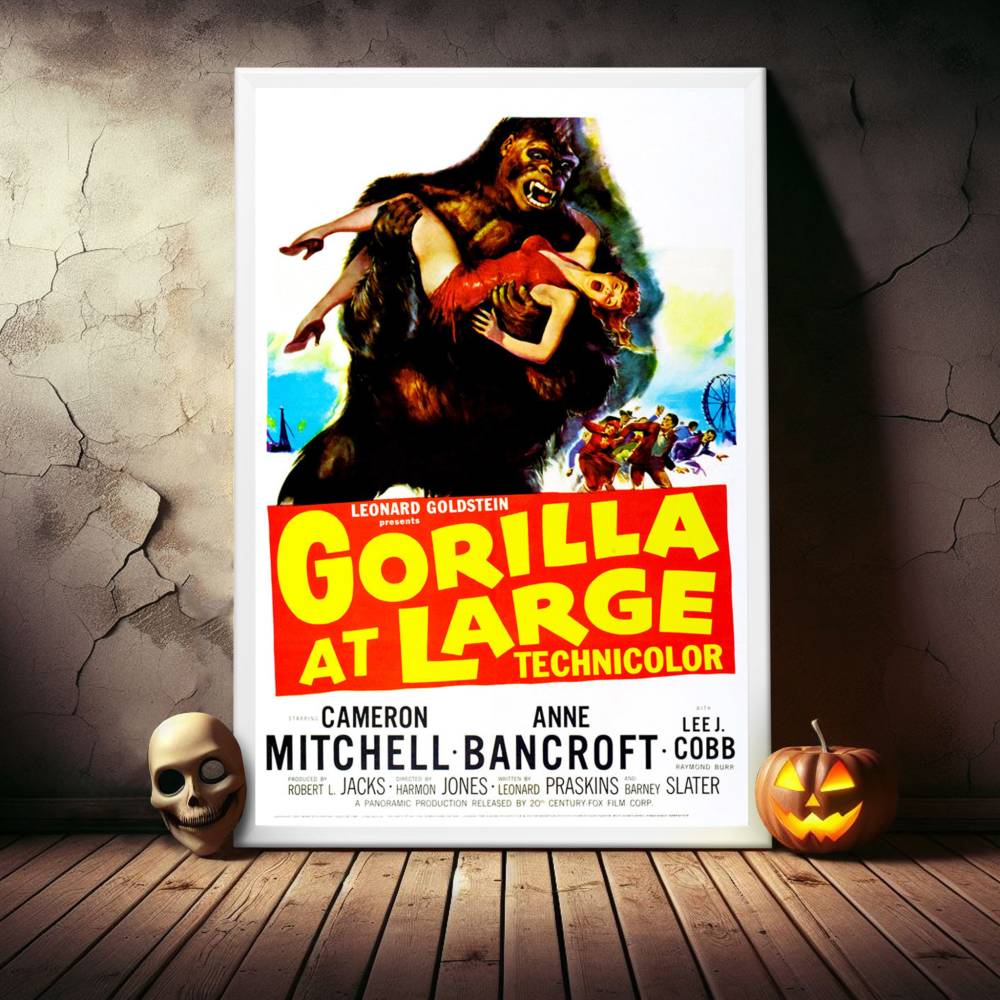 "Gorilla At Large" (1954) Framed Movie Poster