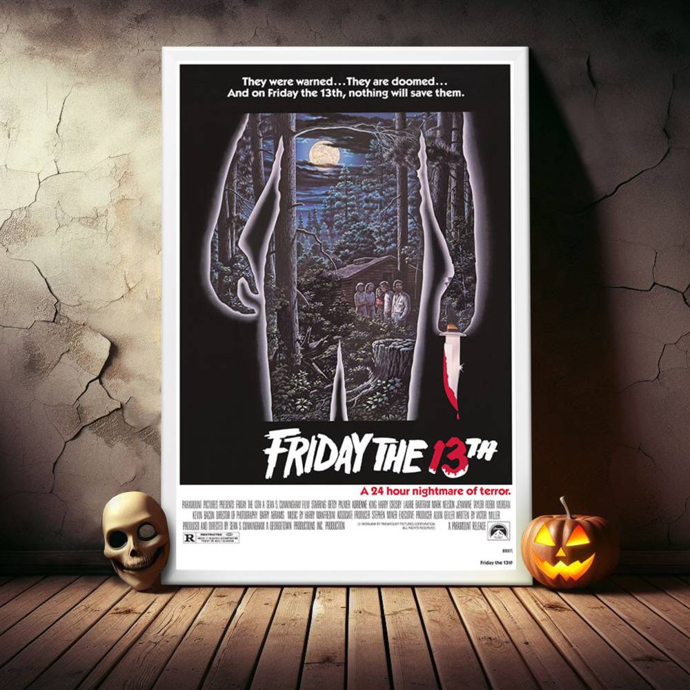 "Friday the 13th" (1980) Framed Movie Poster