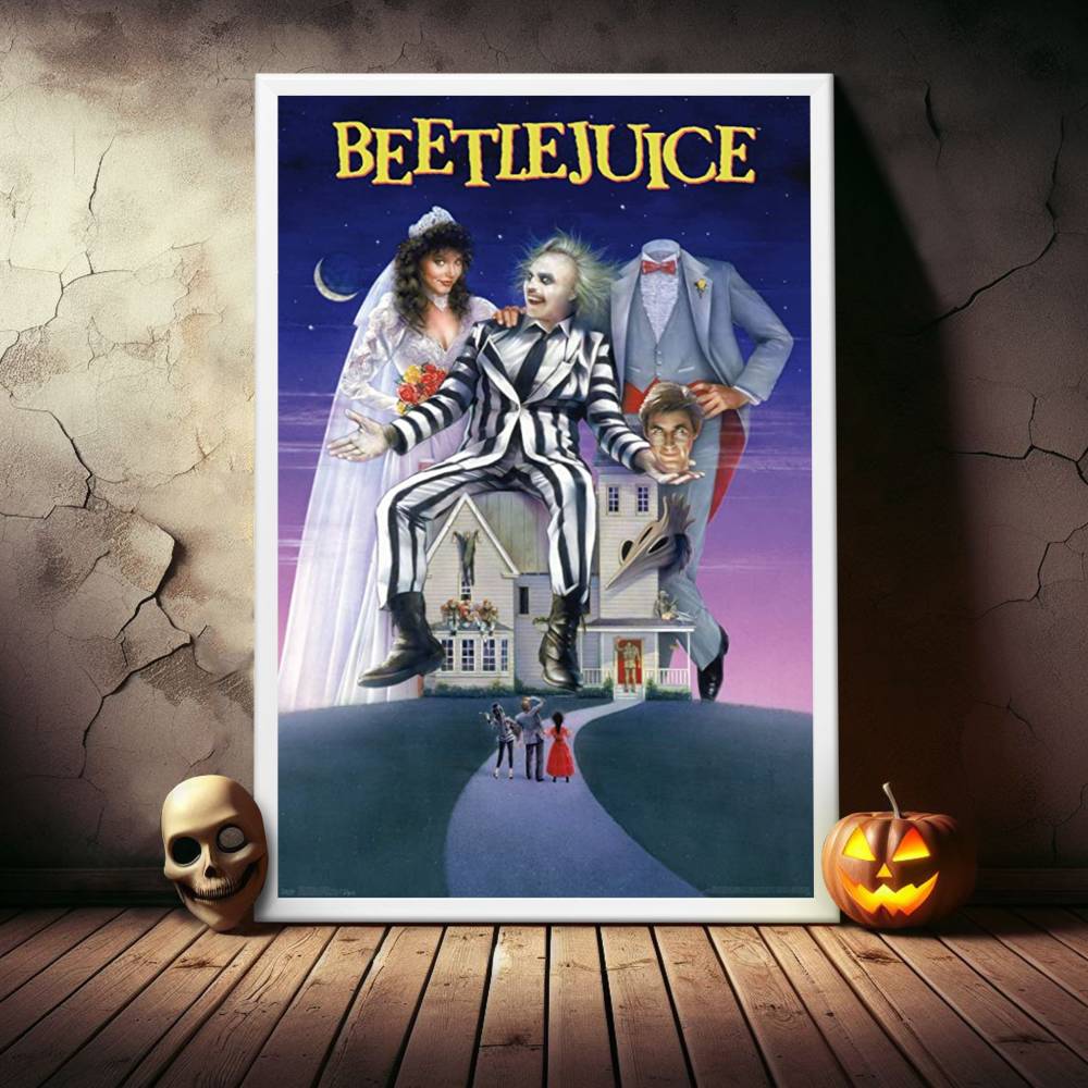 "Beetle Juice" (1988) Framed Movie Poster