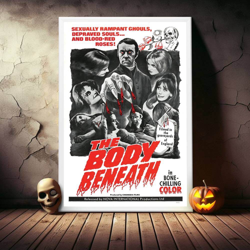 "Body Beneath" (1970) Framed Movie Poster