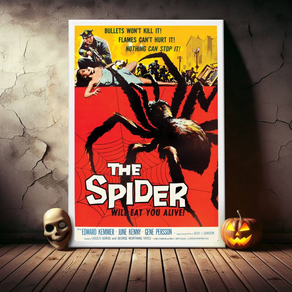 "Earth Vs. The Spider" (1958) Framed Movie Poster