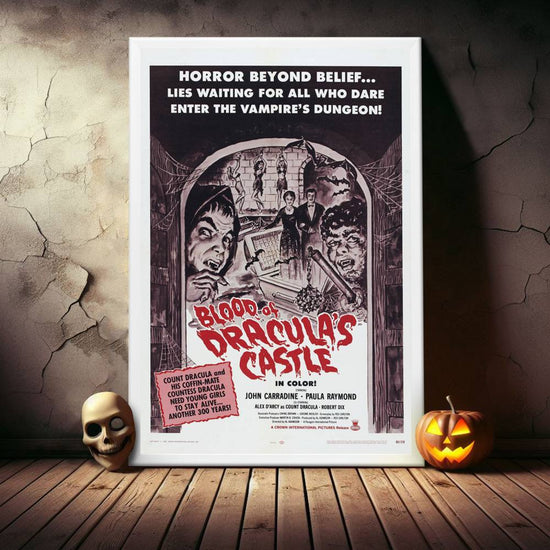 "Blood Of Dracula's Castle" (1969) Framed Movie Poster