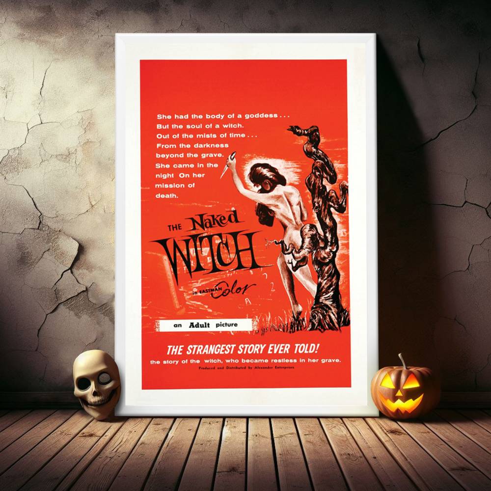 "Naked Witch" (1964) Framed Movie Poster