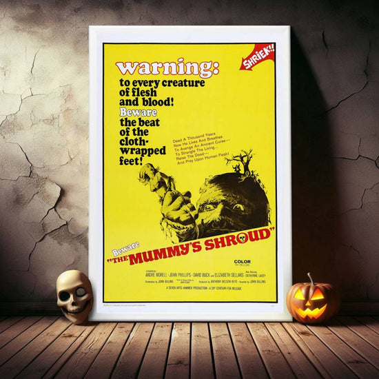 "Mummy's Shroud" (1967) Framed Movie Poster