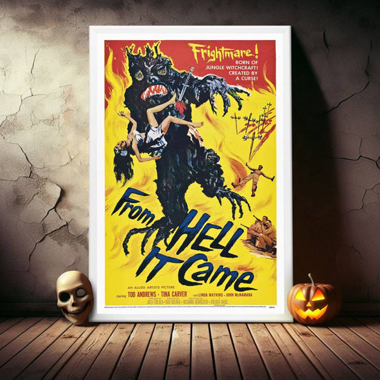 "From Hell It Came" (1957) Framed Movie Poster