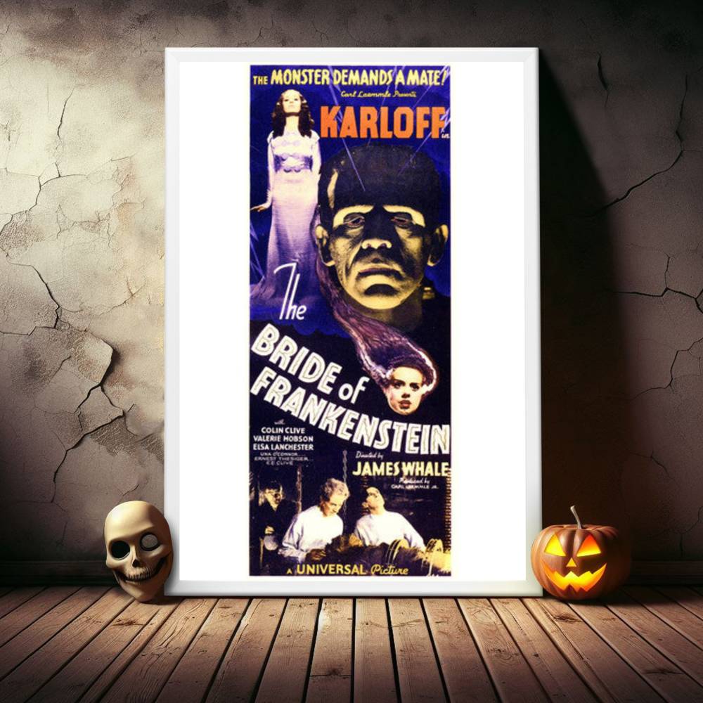 "Bride of Frankenstein" (1935) Framed Movie Poster