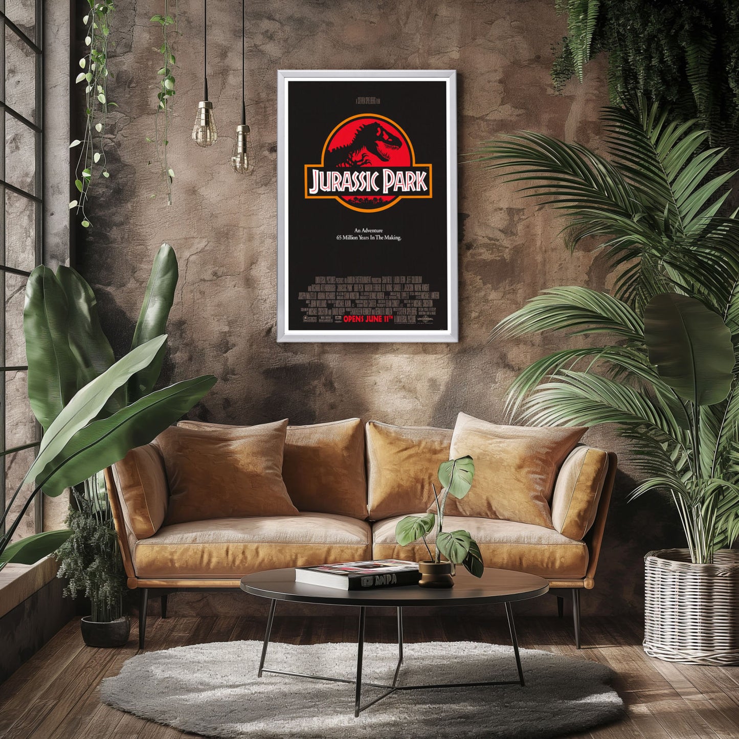 "Jurassic Park" (1993) Framed Movie Poster