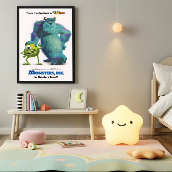 monsters inc poster 2001 Monsters, Inc" (2001) Framed Movie Poster – MoviePosterFrames.com