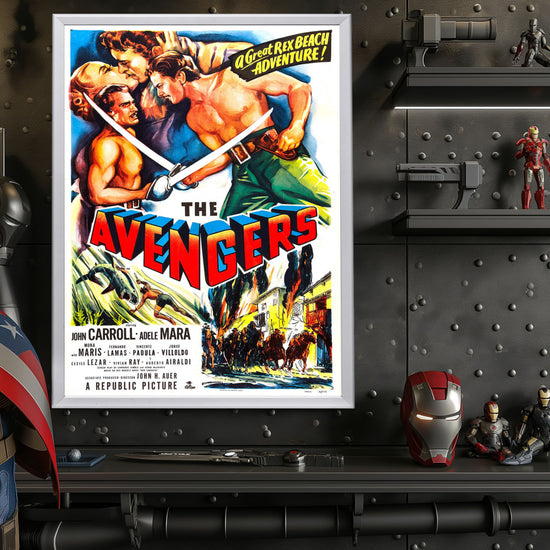 "Avengers" (1950) Framed Movie Poster