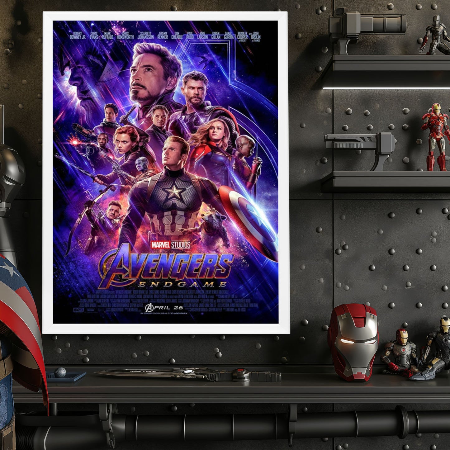 "Avengers: Endgame" (2019) Framed Movie Poster