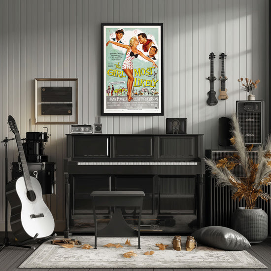 "Girl Most Likely" (1957) Framed Movie Poster
