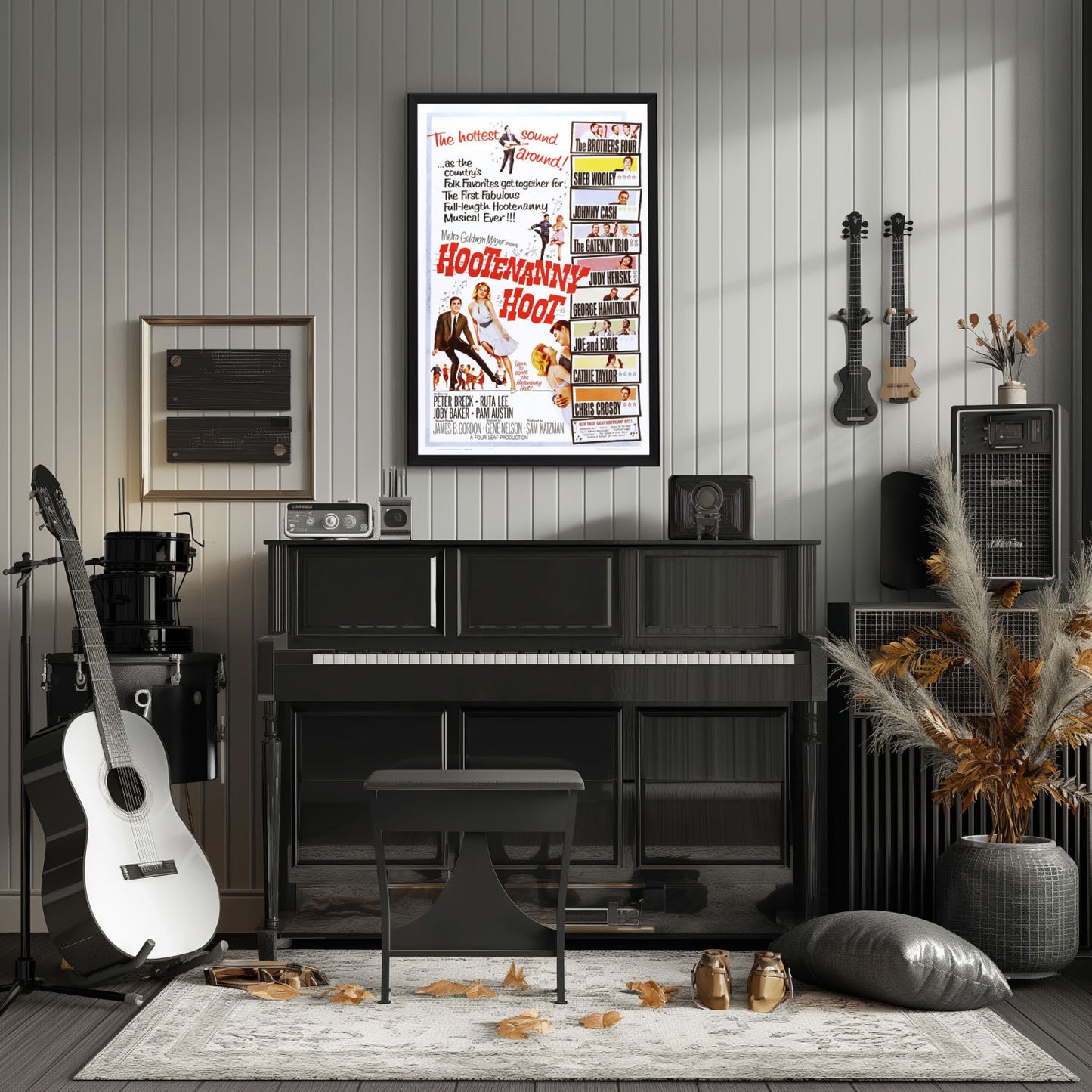 "Hootenanny Hoot" (1963) Framed Movie Poster