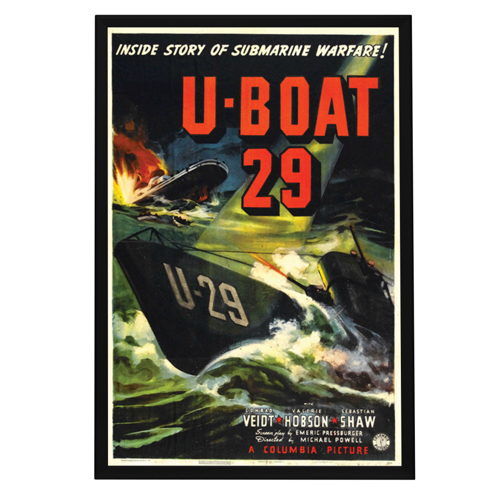 "U-Boat 29" (1939) Framed Movie Poster