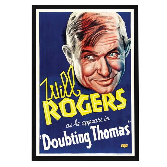 "Doubting Thomas" (1935) Framed Movie Poster